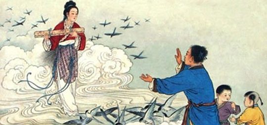 El hada Zhinu y el pastor Niulang protagonizan la leyenda de Qixi