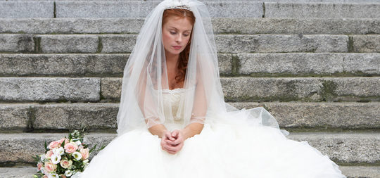 El miedo a no lucir el traje de novia